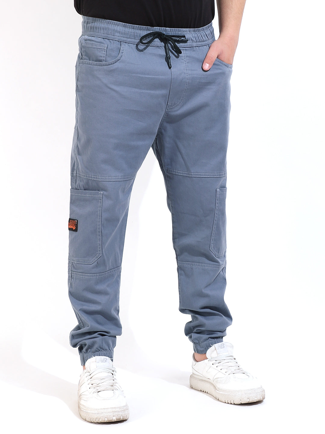 Buy Devil Boy's Denim Cargo 8 Pocket Jogger Jeans (Blue,34) at Amazon.in